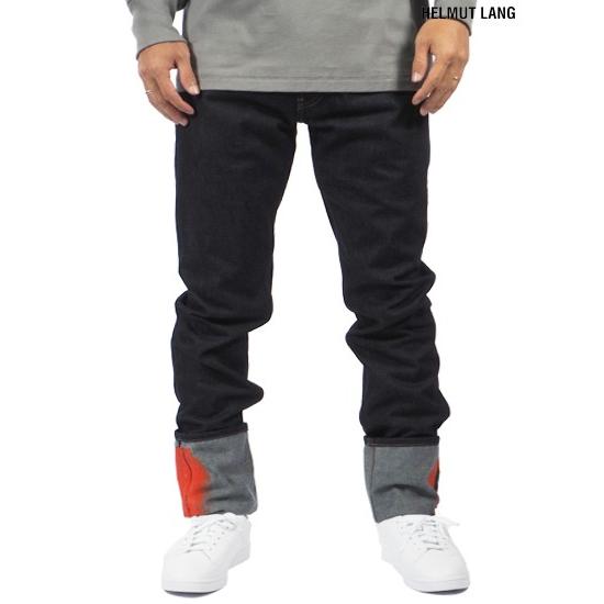 キャッシュレスポイント還元 対象店 Helmut Lang ヘルムートラング Masc Josephine Lo Drainpie Jeans デニムパンツ ネイビー Epsi Rating Com