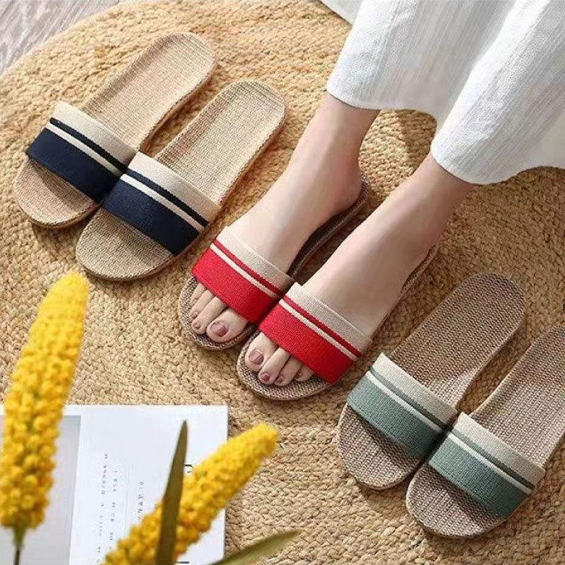 海外 選べる2足セット 2セット購入で500円off 麻素材 ルームシューズ サンダル ベランダ かわいい 涼しい おしゃれ 超軽量 麻 スリッパ 夏 Whitesforracialequity Org