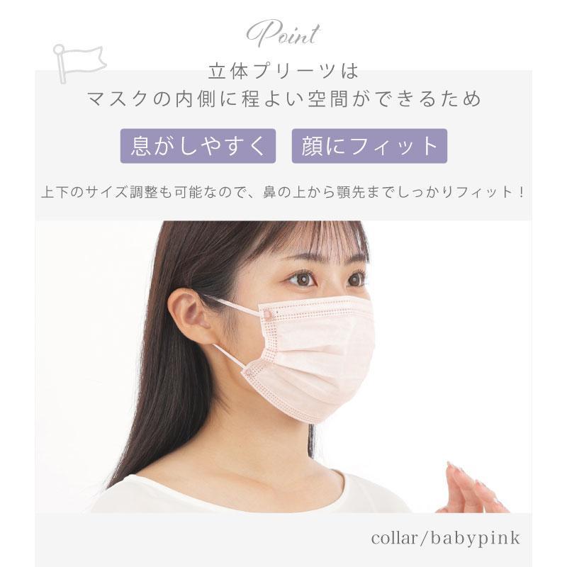 204枚セット プリーツマスク 不織布マスク 血色マスク 花粉対策