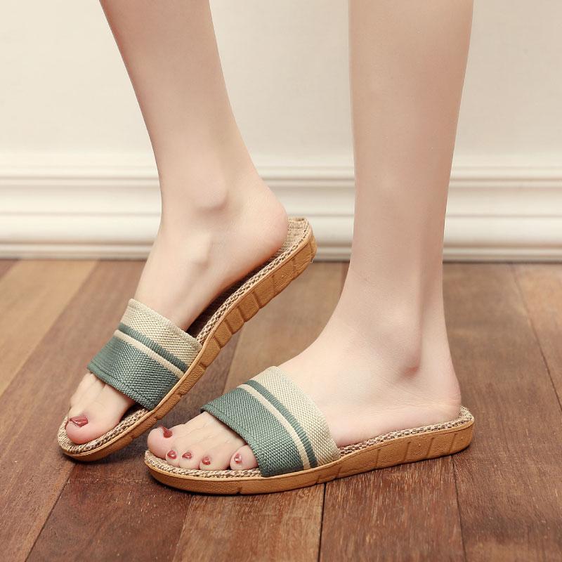 スリッパ サンダル ベランダ 涼しい さらさら 麻素材 可愛い 来客用 おしゃれ 超軽量 レディース メンズ カップル 麻 夏 夏用 涼感 爆買 | Confis | 22