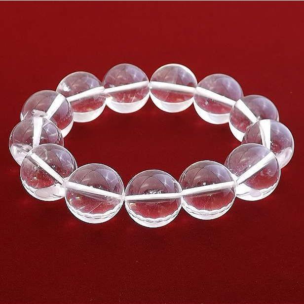 最新人気 ブレスレット 水晶 クリスタル 16mm ブレスレット 水晶 クリスタル パワーストーン 送料無料 人気 おすすめ ブランド シンプル レディース メンズ 16mm 天然石 メンズアクセサリー