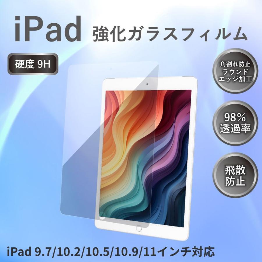 iPad フィルム 第11世代 A16 第10世代 第9世代 第8世代 第7世代 10.2 10.5 10.9 11インチ 9.7 ガラスフィルム の商品画像