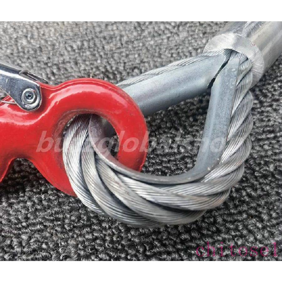 玉掛け ワイヤーロープ 4本吊り フック付き 使用荷重2t 長さ1ｍゾンチー亜鉛メッキ鋼製 ワイヤースリング 玉掛ワイヤー 人気 注目 売れ筋 定番 快適_6