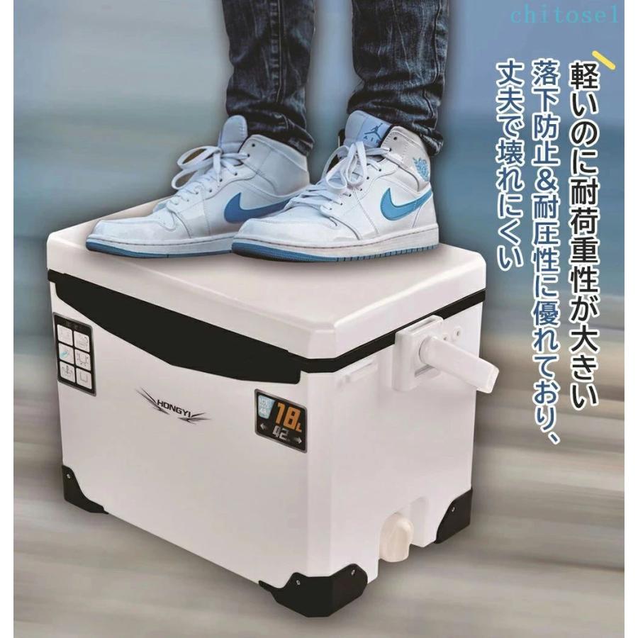 クーラーバッグ クーラーボックス 小型 軽量 釣り箱 保温箱 車載 自宅ゾンチー大容量 冷凍 出前 保鮮 食事 保冷 保温 18L 冷蔵庫 ポータブル 海釣り 屋外 家庭用の画像