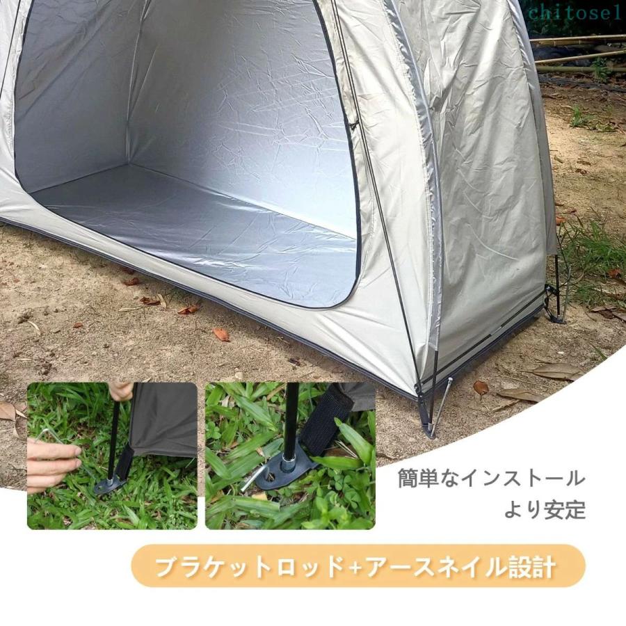 ブランド登録なし - 『尖んがり5倍!継続期間押さえる!』銀輪在り場所 露天 大屋根付き添い人 屋根裏部屋 バス発着場 2台用ゾンチーバイクガレージ 循環過程住み処 納める 大型 循環過程界面 精神的な統合飾り気の無い