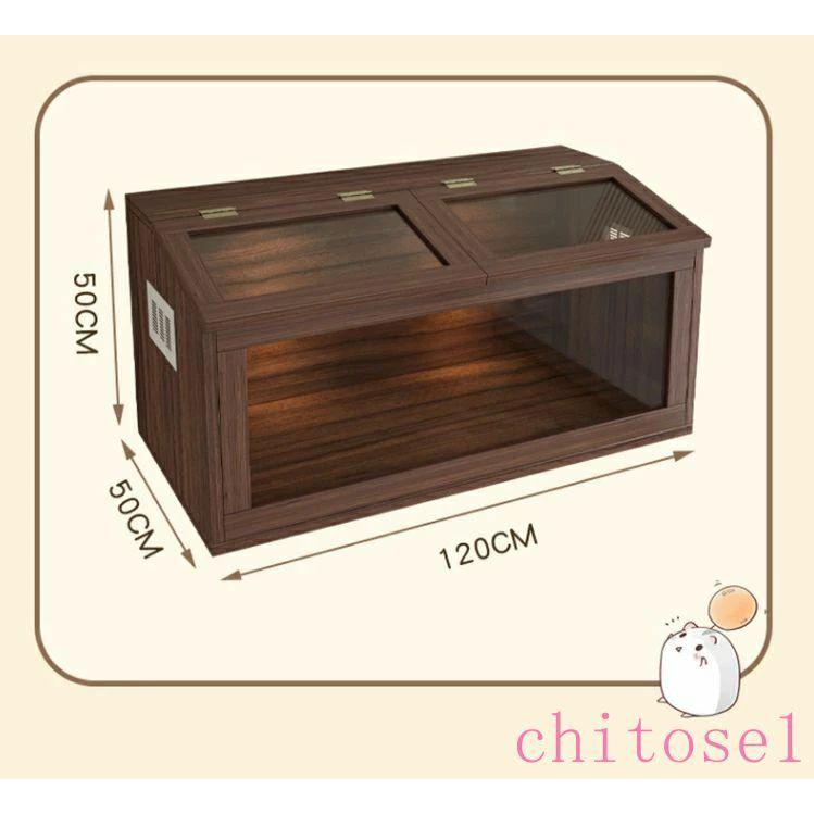 ハムスター 50*50*120cm ケージ ハムスターハウス ケース 飼育ケージ 給餌ケージゾンチー大きめ モルモット リス ペット 小動物 透明 通気 脱出防止_13