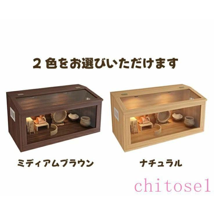 ハムスター 50*50*120cm ケージ ハムスターハウス ケース 飼育ケージ 給餌ケージゾンチー大きめ モルモット リス ペット 小動物 透明 通気 脱出防止_16