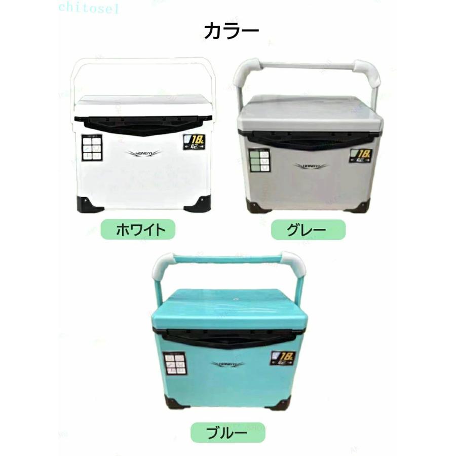 バッグ 軽量 車載 家庭用 アウトドア 18L クーラーBOX クーラーボックス 小型ゾンチー釣り箱 保温箱 自宅 大容量 冷凍 出前 保鮮 食事 保冷 保温 冷蔵庫 海釣りの画像