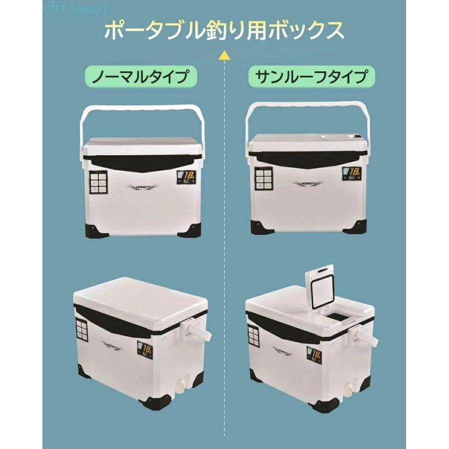 バッグ 軽量 車載 家庭用 アウトドア 18L クーラーBOX クーラーボックス 小型ゾンチー釣り箱 保温箱 自宅 大容量 冷凍 出前 保鮮 食事 保冷 保温 冷蔵庫 海釣りの画像