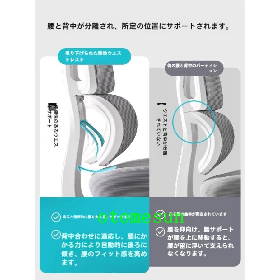 チェア オフィス 椅子 人間工学 リクライニング ダンニング 回転 昇降 パソコンゾンチーゲーミング 腰痛対策 姿勢矯正 在宅勤務 ふんわり オールシーズン 洗える_9