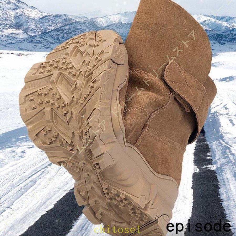 メンズ 冬靴 防寒 暖かい ハイカット スノーブーツ 防水 滑り止め 雪道 スノーシューズゾンチーアウトドア ハイキングシューズ 保温性 防寒靴 防滑 裏起毛_5