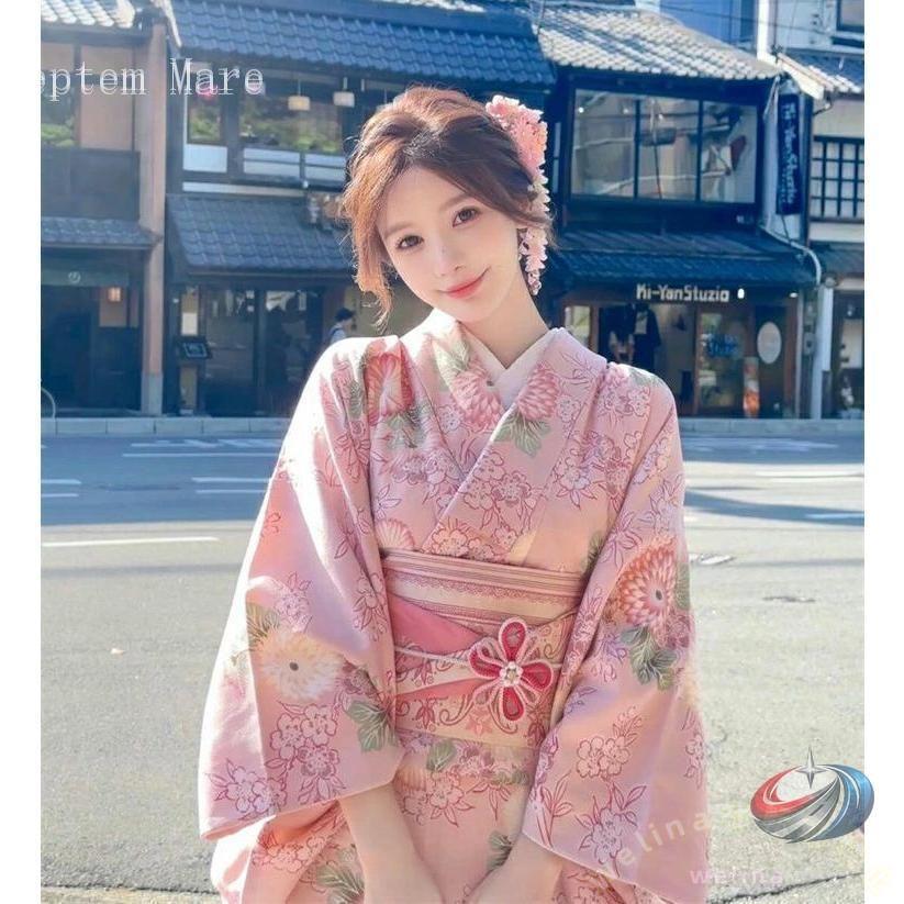 ピンク 浴衣 高校生 レディース 中学生 ゆかた 花柄 帯飾り ゾンチー
