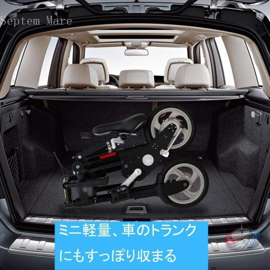 折りたたみ自転車 超コンパクト ミニバイク ゾンチー 大人も子供も乗りやすい小型設計 通勤や駅までの移動に便利なスポーツタイプ自転車_6