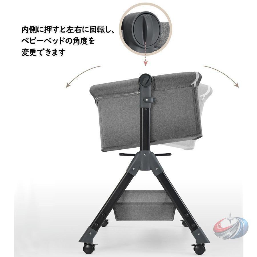 ベビーベッド 添い寝 折りたたみ 多機能 ゾンチー 新生児から2歳頃まで使いやすい 蚊帳やマットレス付きで持ち運びにも便利な一台_7