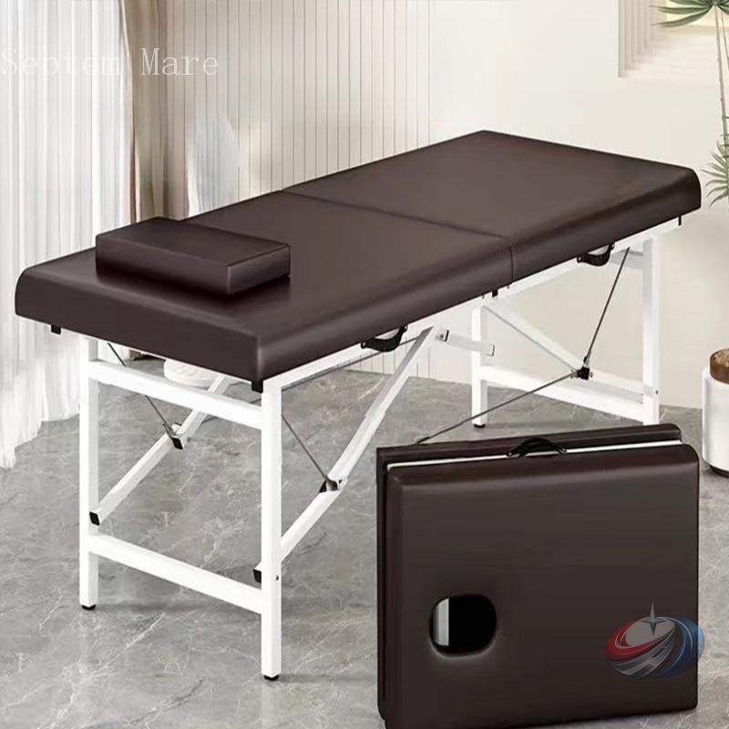マッサージベッド マッサージ台エステベッド 折りたたみリクライニング コンパクトベッド ポータブルベッド錦施術台施術ベッド 出張マッサージ耐荷重性 250kg | 