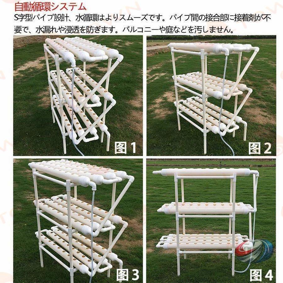水耕栽培キット 室内 家庭菜園 108穴 ゾンチー 野菜やいちごを育てやすい すいこう栽培を始めたい方に便利な実用セット_1