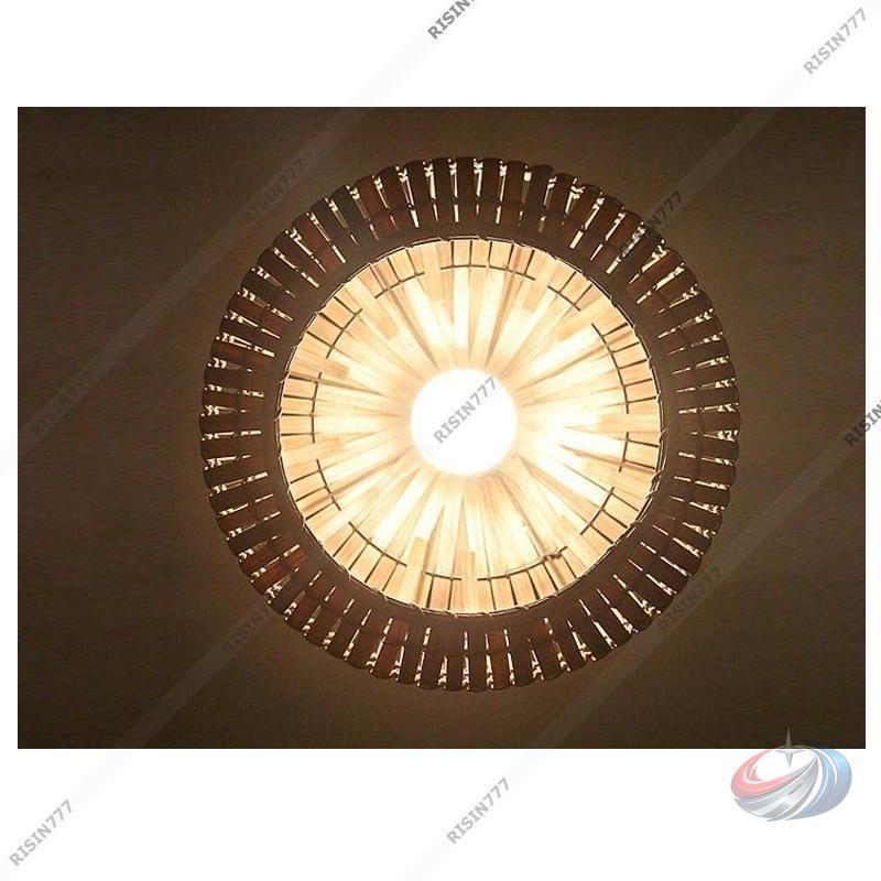 DIY ペンダントライト 北欧 LED対応 竹編み ボール型 レトロ ゾンチー アンティーク 和室にも似合う温もりある竹編み照明_15