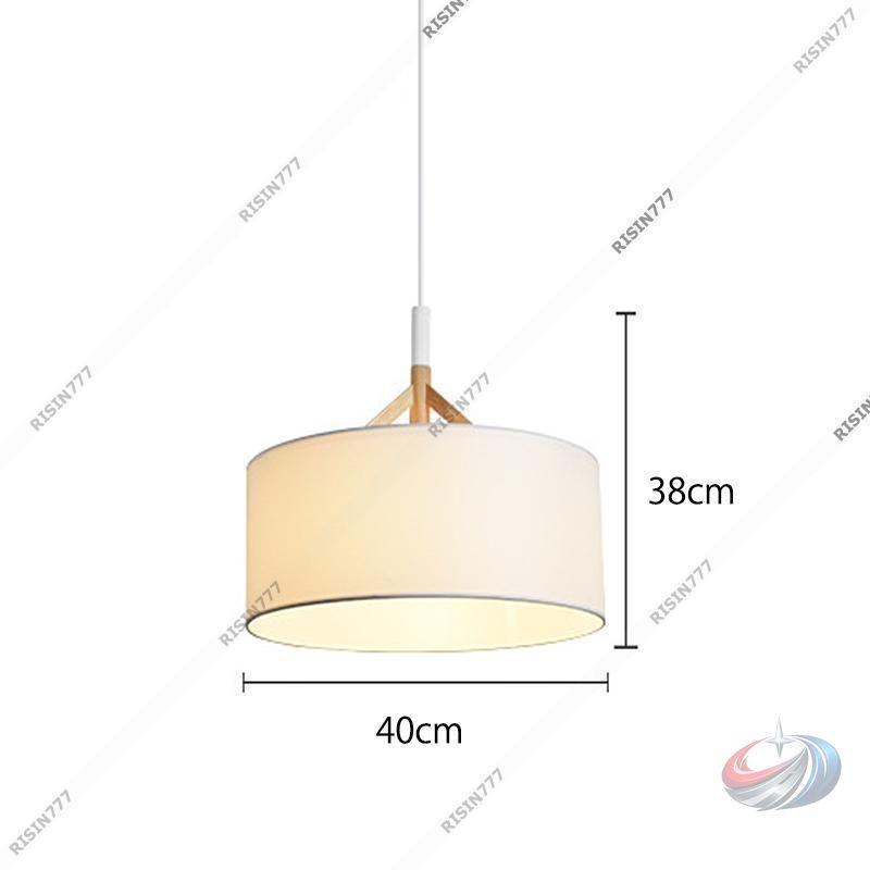 DIY ペンダントライト 北欧 LED 吊り下げ 木+布 ゾンチー 和風の雰囲気も楽しめる 玄関 リビング キッチンに合う1灯照明_5
