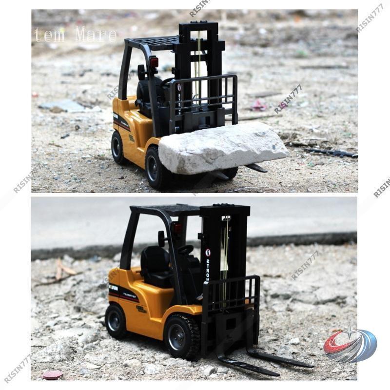 1/14 ラジコン フォークリフト 働く車 リアル 2.4GHz ゾンチー 合金強化版で 大人も男の子も楽しめる充電式工事現場おもちゃ_12