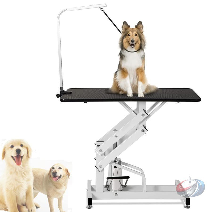トリミングテーブル 油圧式 ペット用 高耐久 犬 猫 グルーミング台