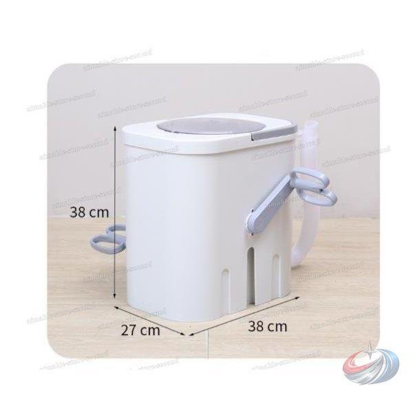 手動洗濯機 全手動ウォッシャー 手回し ポータブル ゾンチー 電気不要で非常用や防災時にも使いやすい パワフル洗浄の携帯型洗濯アイテム_5