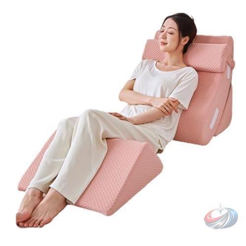 整形外科用 ベッドウェッジ枕 4個セット 低反発フォーム 術後用 睡眠用 ゾンチー 脚や背中の角度を調節しやすい休息サポート向けウェッジクッションセット_8