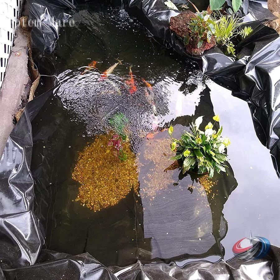 人工池用防水シート HDPE製 プールライナー 3x7m 5x6m ゾンチー 魚や植物にも配慮しやすい 池づくりや斜面滑り止めに役立つ防水シート_3