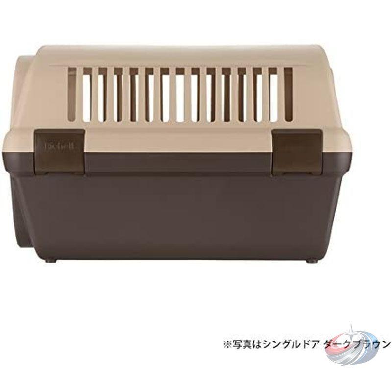 ペットキャリー ダブルドア 超小型犬 猫用 S Mサイズ ゾンチー 出し入れしやすく移動も安心 通院や旅行に便利なシンプルペットキャリーの画像