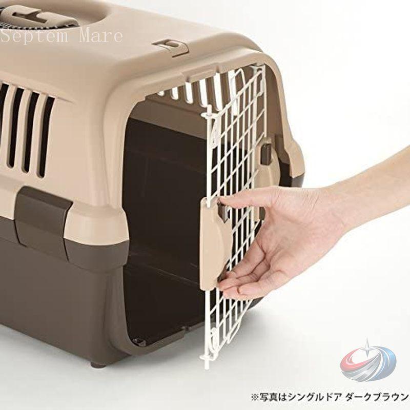 ペットキャリー ダブルドア 超小型犬 猫用 S Mサイズ ゾンチー 出し入れしやすく移動も安心 通院や旅行に便利なシンプルペットキャリーの画像