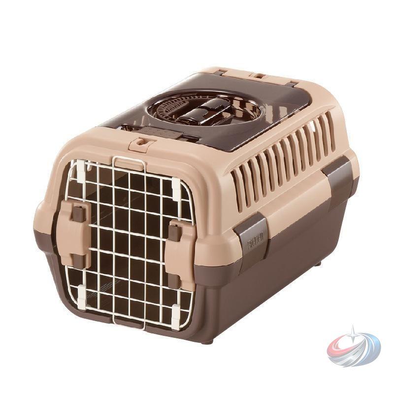 ペットキャリー ダブルドア 超小型犬 猫用 S Mサイズ ゾンチー 出し入れしやすく移動も安心 通院や旅行に便利なシンプルペットキャリーの画像
