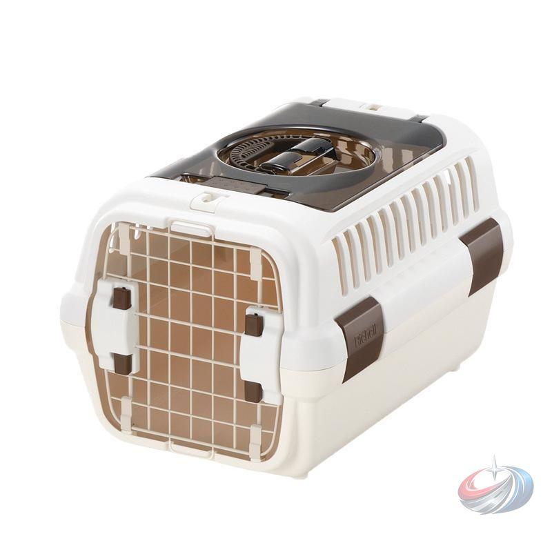 ペットキャリー ダブルドア 超小型犬 猫用 S Mサイズ ゾンチー 出し入れしやすく移動も安心 通院や旅行に便利なシンプルペットキャリーの画像
