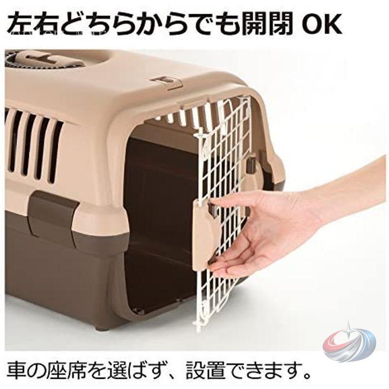 ペットキャリー ダブルドア 超小型犬 猫用 S Mサイズ ゾンチー 出し入れしやすく移動も安心 通院や旅行に便利なシンプルペットキャリーの画像