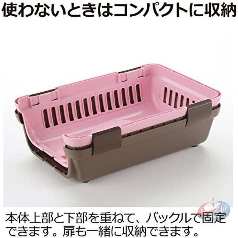 ペットキャリー ダブルドア 超小型犬 猫用 S Mサイズ ゾンチー 出し入れしやすく移動も安心 通院や旅行に便利なシンプルペットキャリーの画像