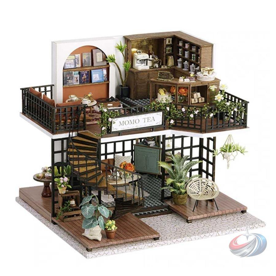 ドールハウス ジオラマ 建築模型 DIY ミニチュア 手作りキット