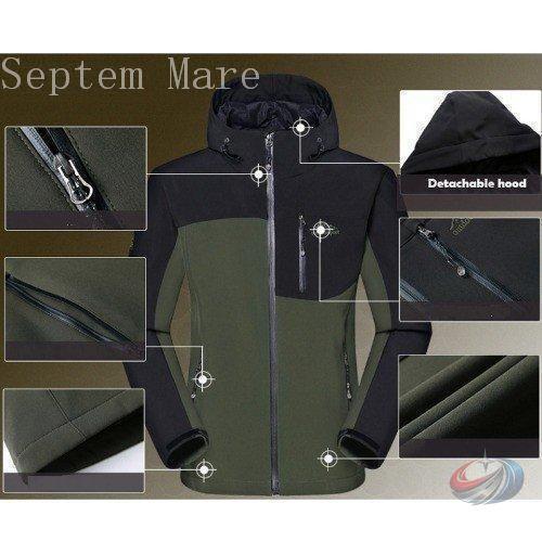 フィッシングスーツ 上下セット ゾンチー 男性用 メンズ 防水 防風 釣りウェア レインウェア アウトドア 作業着 釣り服 防寒 動きやすい_1