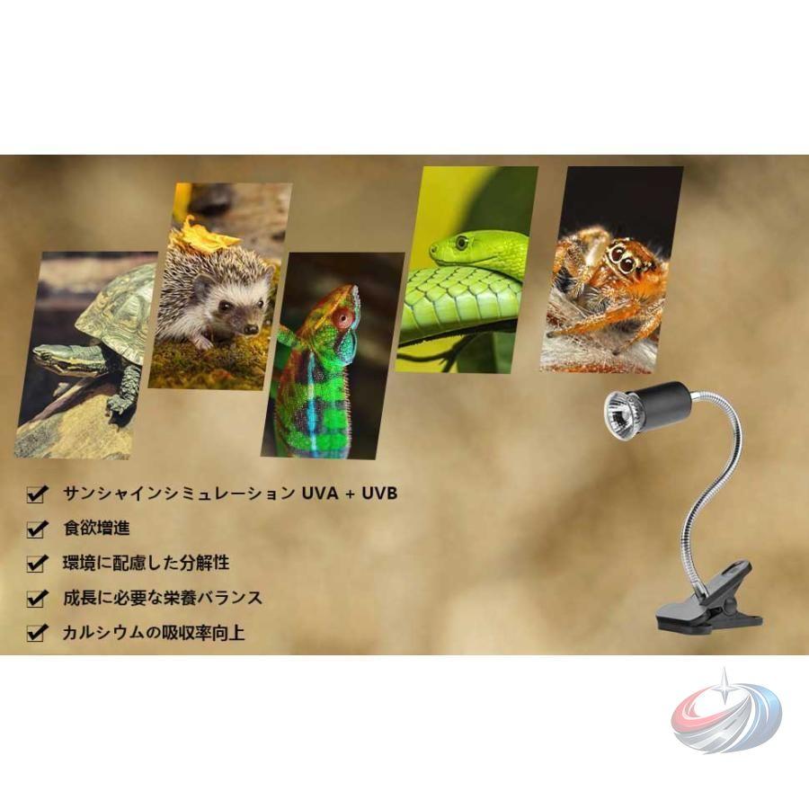 爬虫類用クリップライト 無段階調光で飼育環境を整えやすい ゾンチー