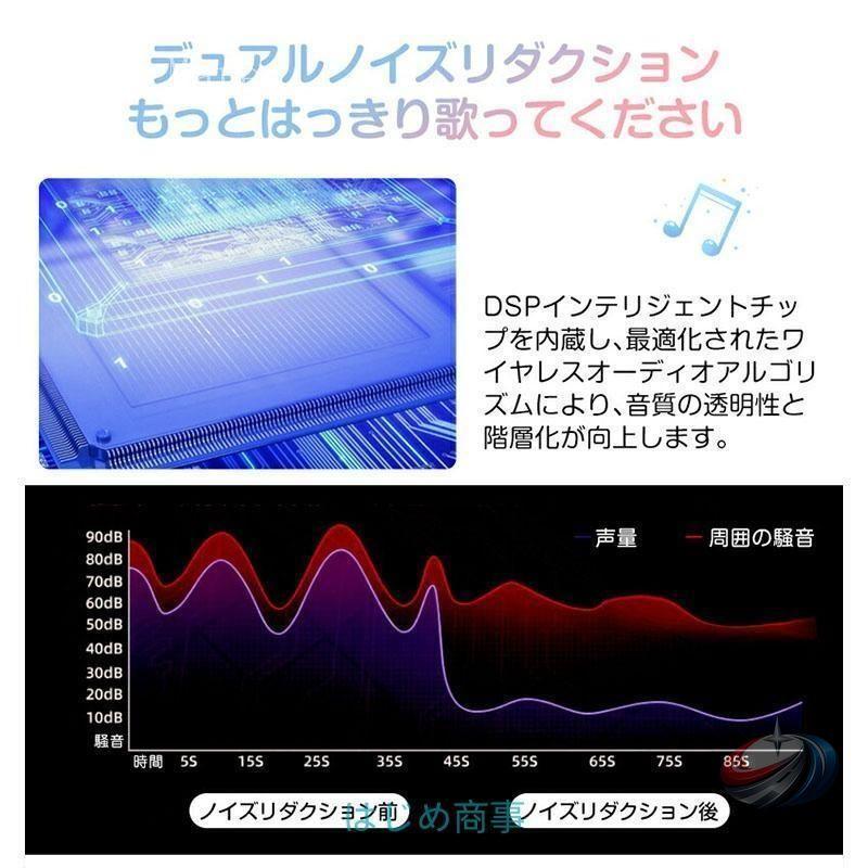 カラオケマイク スピーカーセット 子供用 Bluetooth マイク2本 ゾンチー LEDライト付きで自宅 アウトドアでも盛り上がりやすい音楽セット_9
