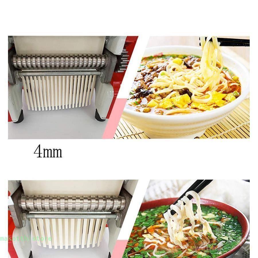 製麺機 手動 パスタメーカー ゾンチー 厚さ 幅調節可能 0.5-4mm対応 ステンレス製で そば うどん 生パスタ 中華麺 餃子や肉まんにも使える家庭用麺機の画像