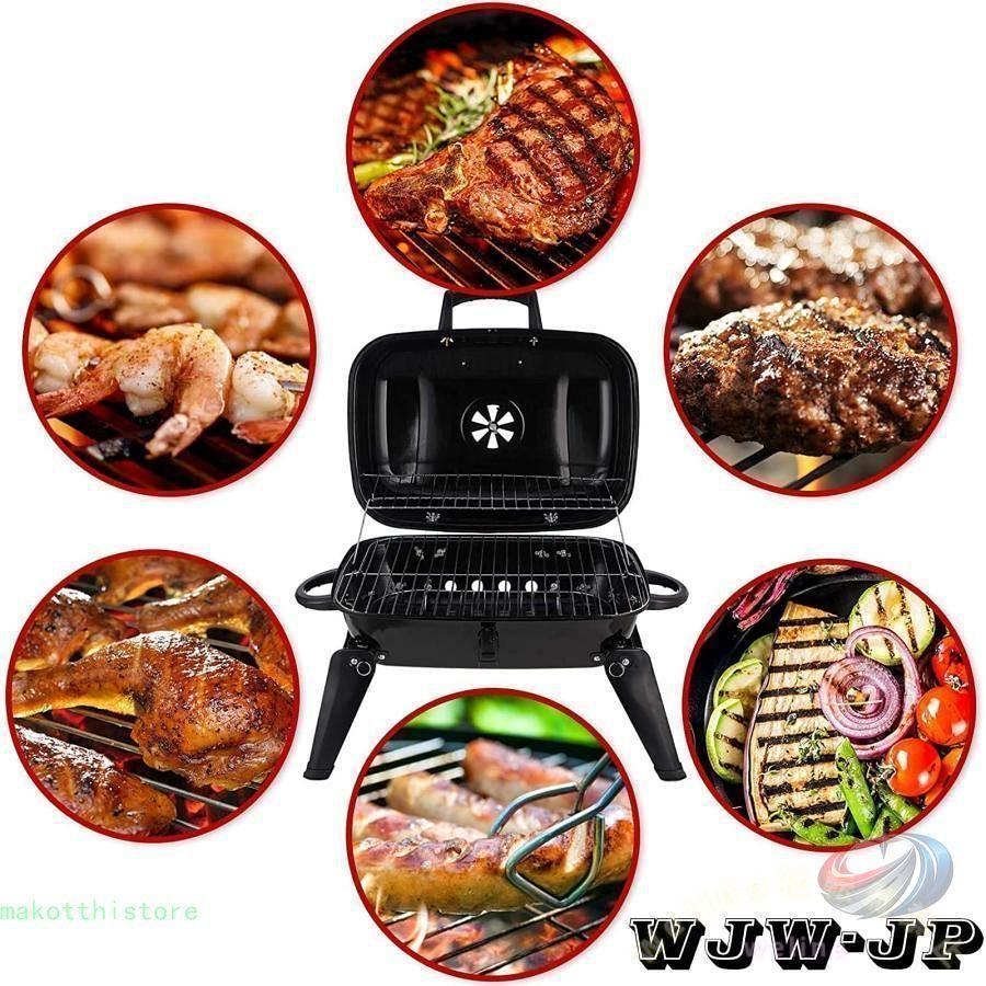 バーベキューグリル 屋外 BBQコンロ バーベキューコンロ バーベキューグリル バーベキュースタンド 3-5人用 46cm BBQスタンド BBQ用品 BBQグッズ 調理器具の画像