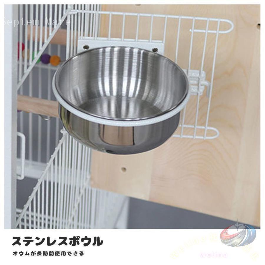 クリアアクリル鳥かご 複数飼い大型インコ ケージ セキセイインコ ゴザクラインコ オカメインコ 鳥籠 W46×D46×H77cm 外寸 おしゃれで見やすいの画像