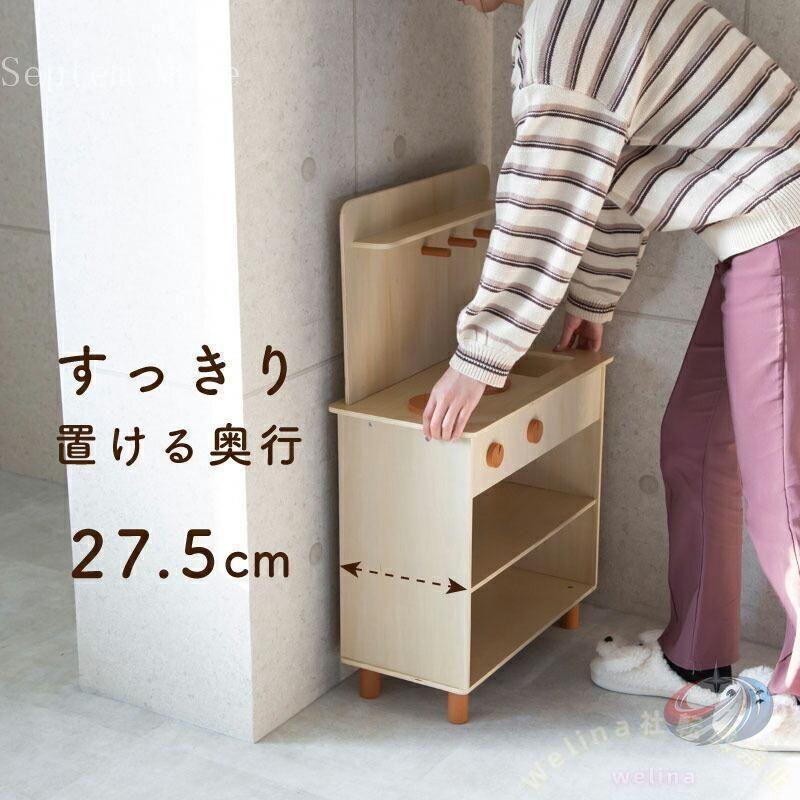 ままごと キッチン 木製 単品 台所 コンパクト 収納 おままごと おもちゃ 知育玩具 クリスマス お誕生日 プレゼント 女の子 男の子 ごっこ遊び人気_8