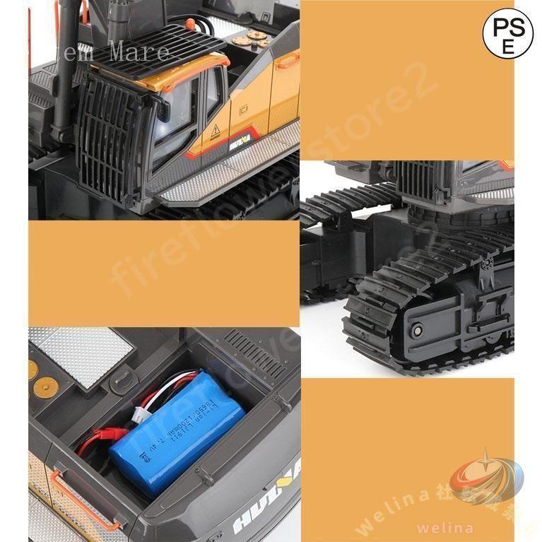 ラジコンカー RCショベルカー 充電式 働く車おもちゃ 工事建機 合金ミニカー 知育玩具 大人子供 男の子 ギフト 8歳9歳10歳 誕生日 こどもの日 プレゼント用の画像