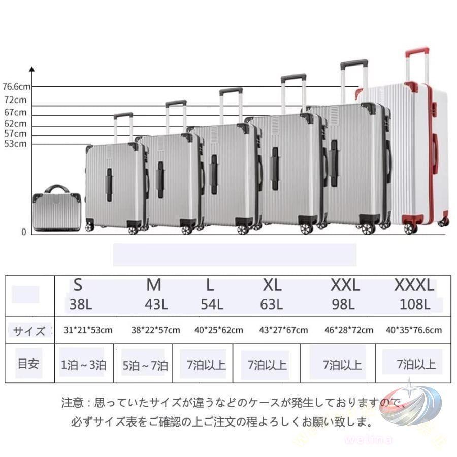 スーツケース キャリーケース キャリーバッグ ハードケース サイズ揃い アルミフレーム 機内持込 旅行 耐久性 大型 親子セット 小型サイズ付き グリーン Lサイズの画像