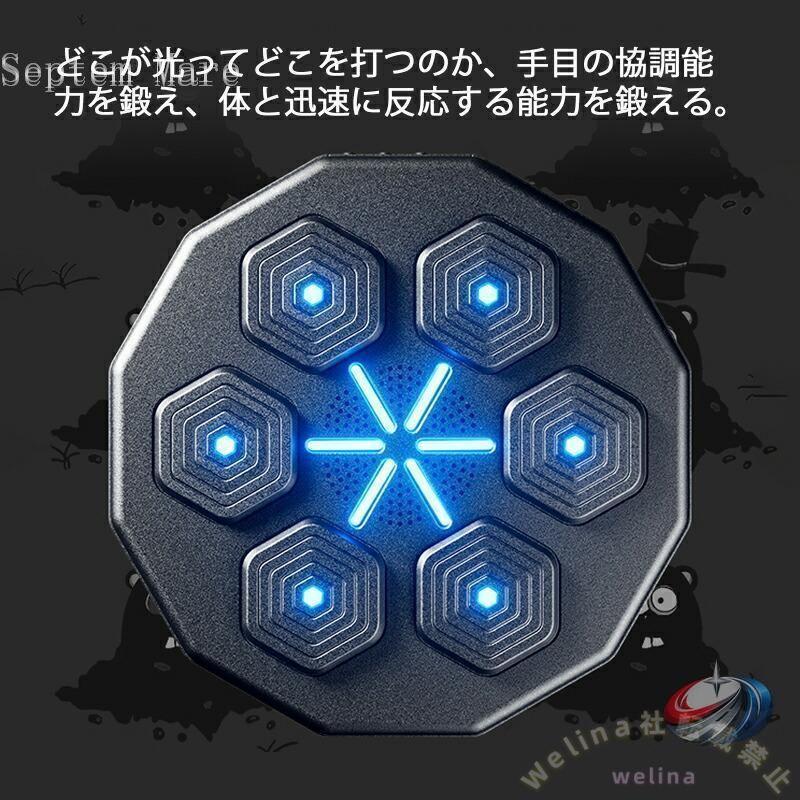 音楽ボクシングマシン スマート パンチングターゲット ゾンチー ディスプレイ付き ライト付き 子供大人兼用で使いやすい 自宅トレーニングを楽しくする_3