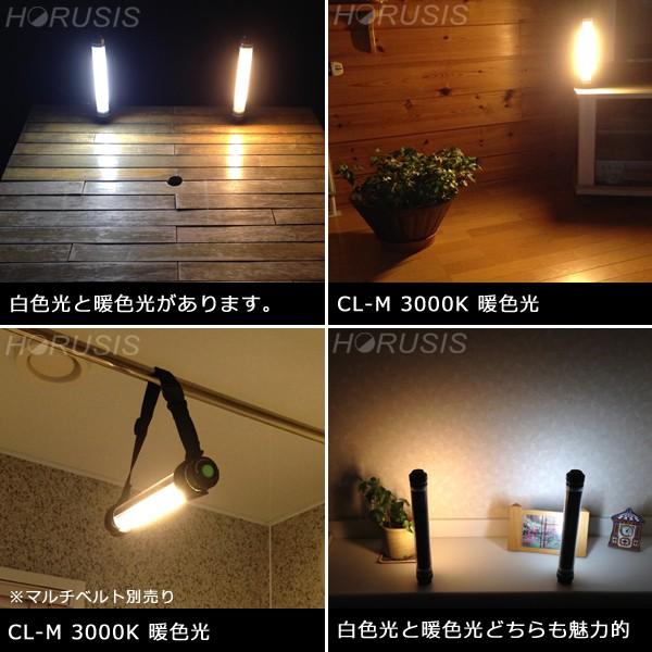 HORUSIS CL-M 5500K / 3000K 充電式 防水 LED ライト 作業灯 ハンディ