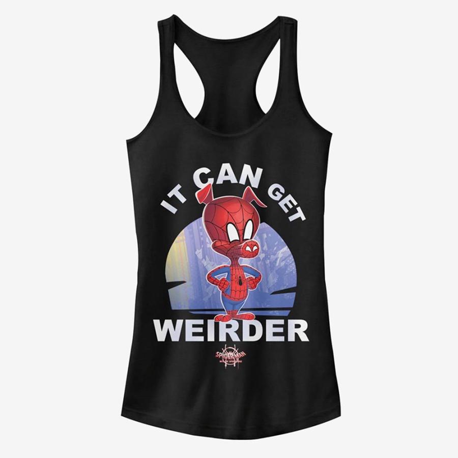 オンラインストア正規品 スパイダーバース タンクトップ マーベル Marvel スパイダー ハム タンクトップ レディース 超人気新品 Www Superavila Com