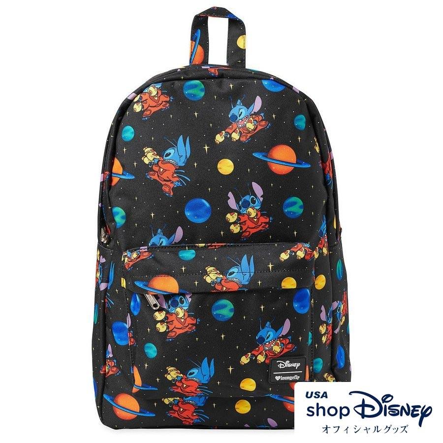 最高級 ディズニーワールド公式グッズ 海外限定モデル ラウンジフライ メンズ レディース Loungefly Disney リュック バックパック リロアンドスティッチ スティッチ ディズニー バッグ