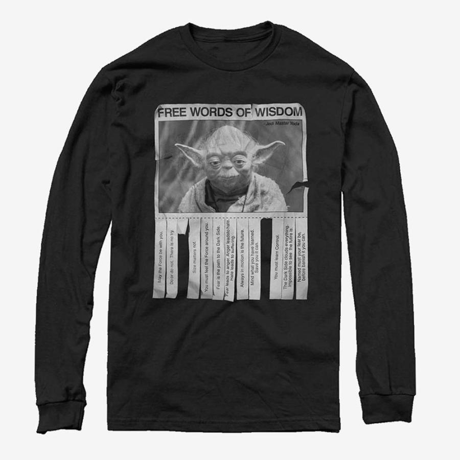 スターウォーズ Starwars ヨーダ Tシャツ 長袖 長袖 ロングスリーブ レディース メンズ Cn stw22 映画エンタメショップ Selection 通販 Yahoo ショッピング