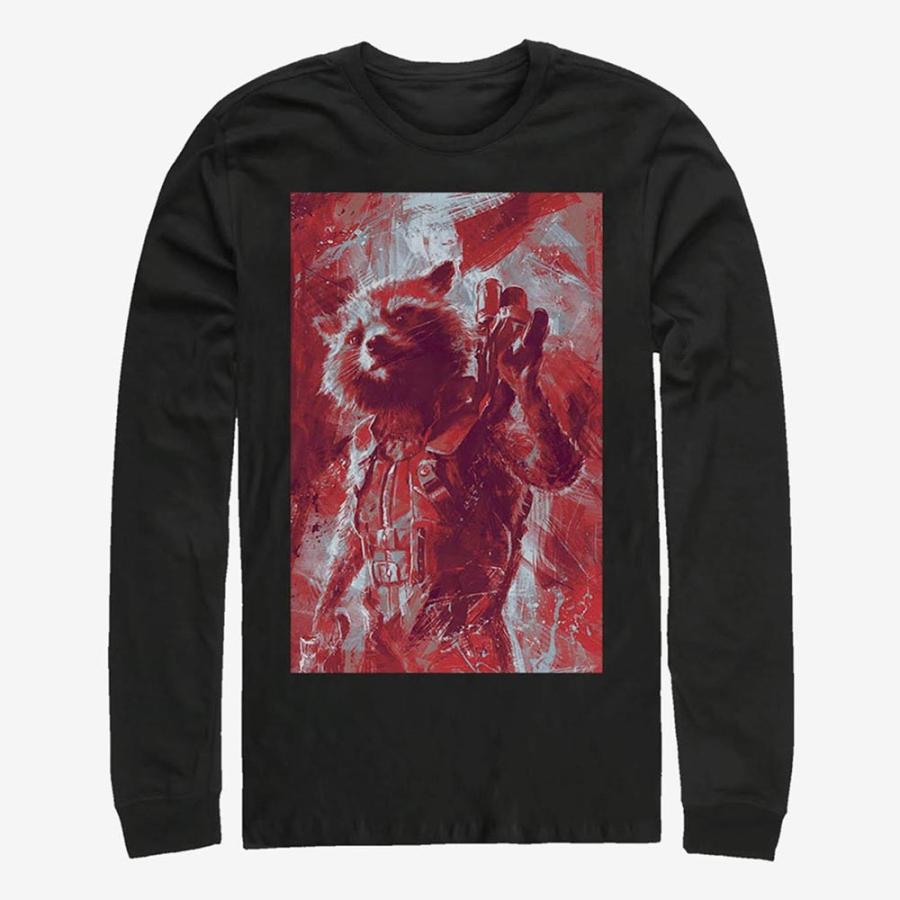 ガーディアンズ オブ ギャラクシー Tシャツ マーベル Marvel ロケット ラクーン 長袖 アベンジャーズ エンドゲーム レディース メンズ Cn hav142 映画エンタメショップ Selection 通販 Yahoo ショッピング
