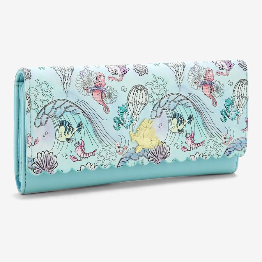 Disney 財布 ロングウォレット その他財布 ディズニー 長財布 レディース リトルマーメイド Loungefly 財布 ラウンジフライ ラウンジフライ Cn bla Usa輸入販売専門店connect